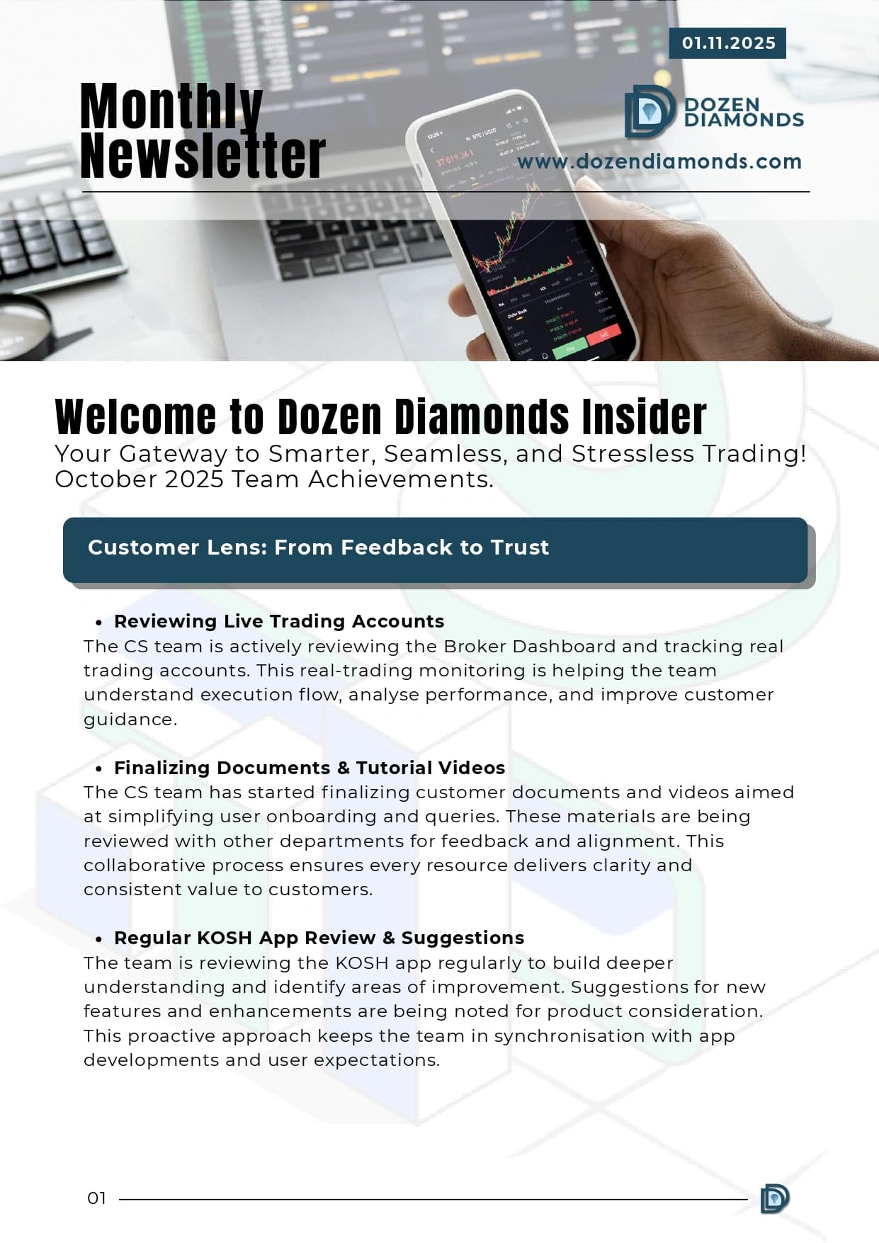 November 2025 Newsletter - Page 1