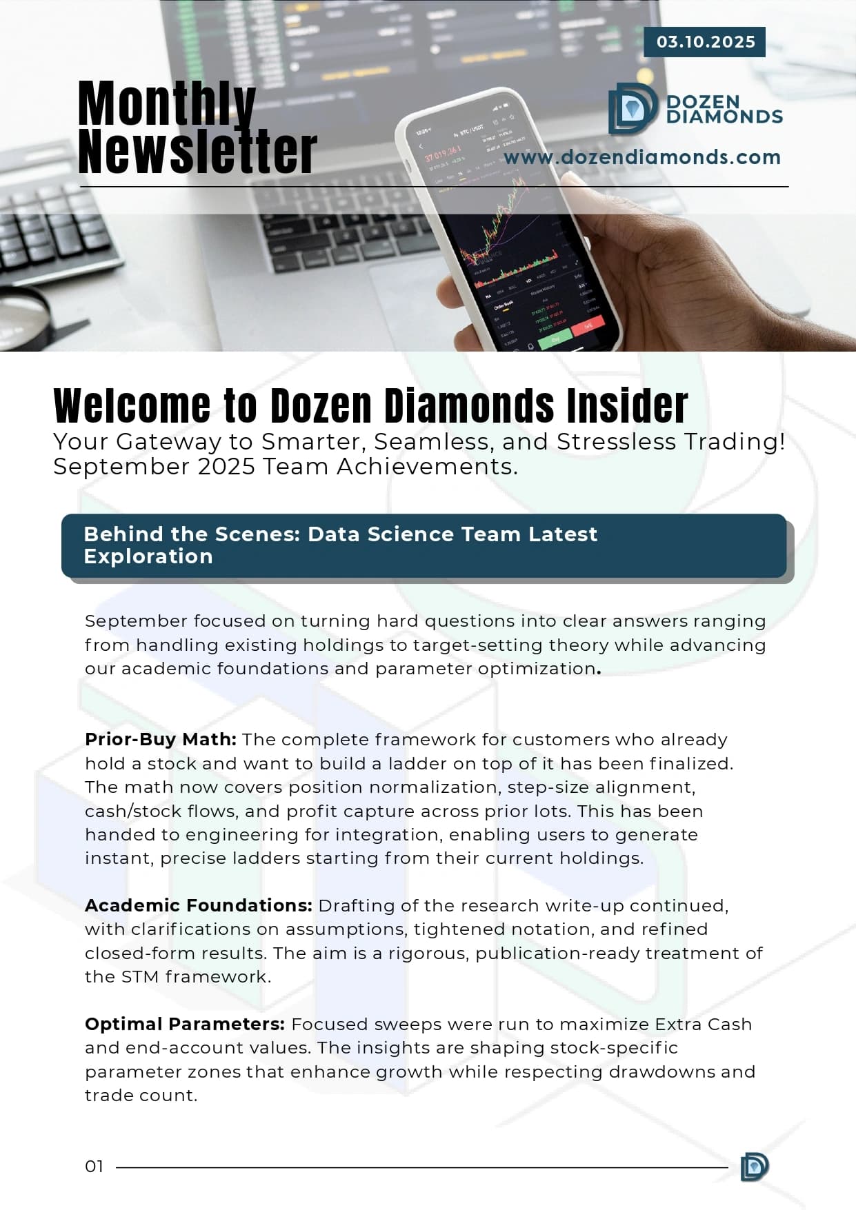 October 2025 Newsletter - Page 1