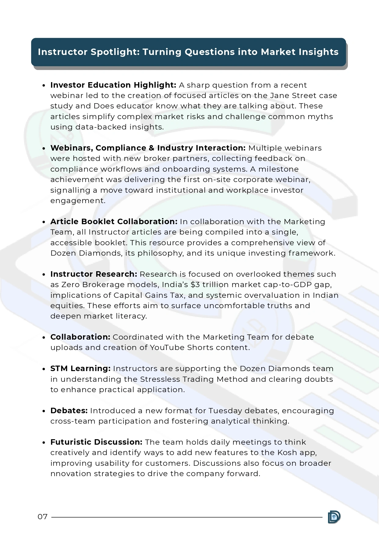 Newsletter October