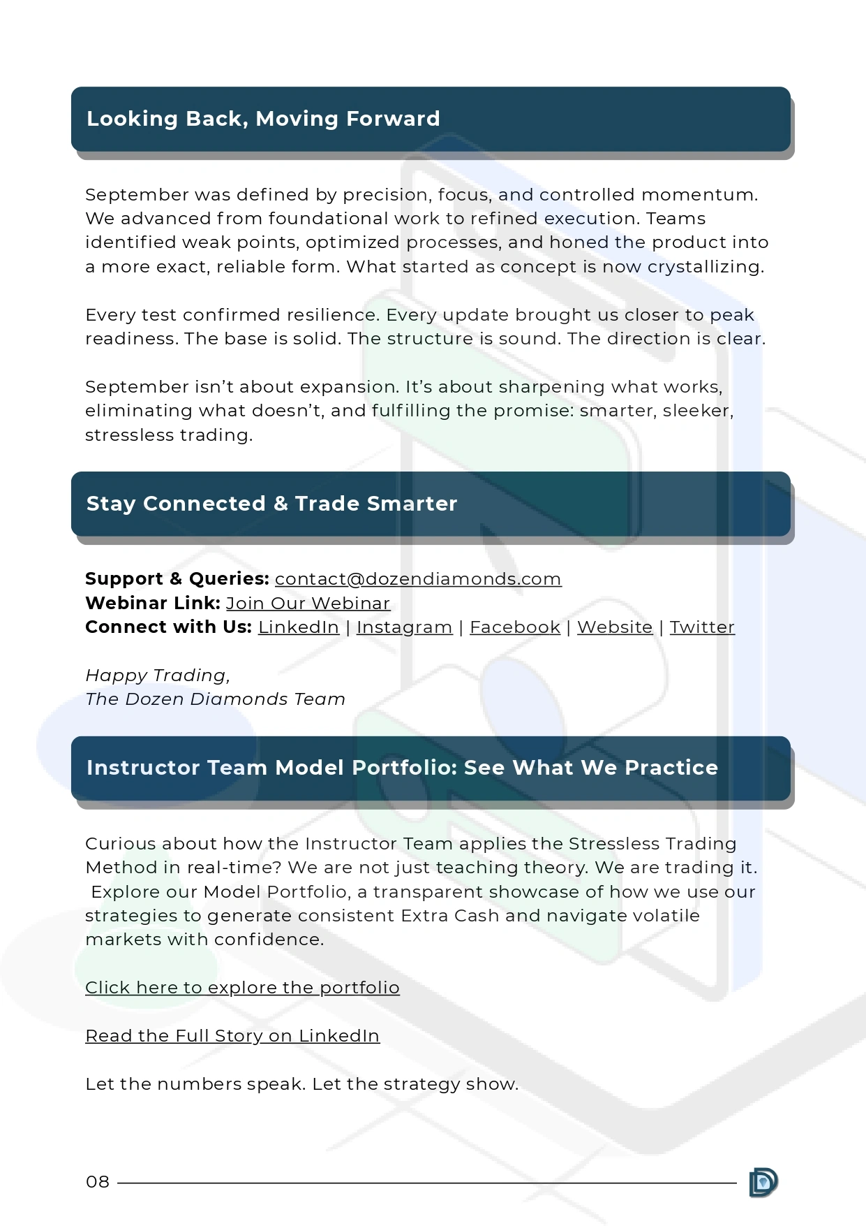 Newsletter October
